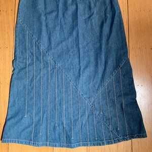 JJill Denim Long Skirt, size 2